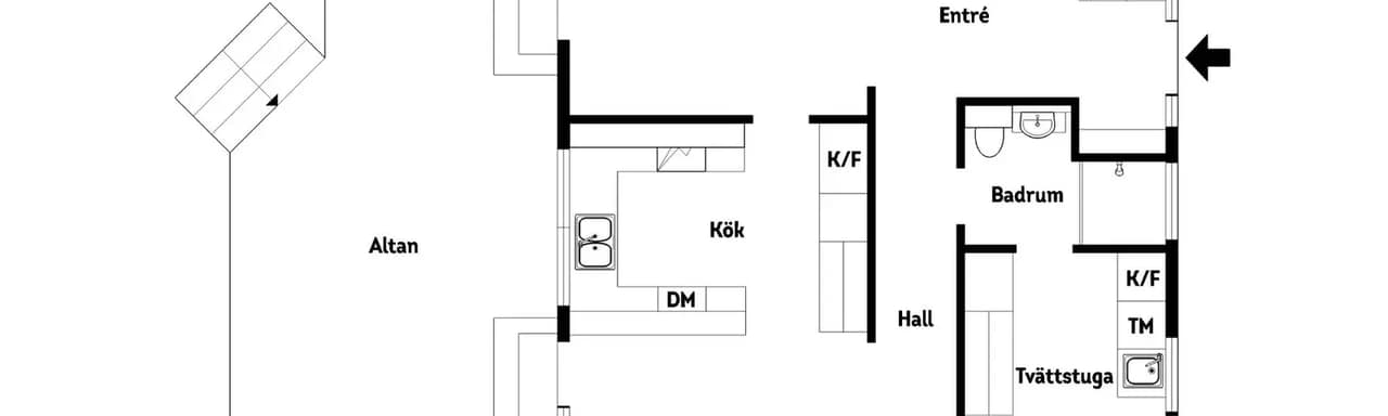 Floor plan for Sven Estridsens väg 2