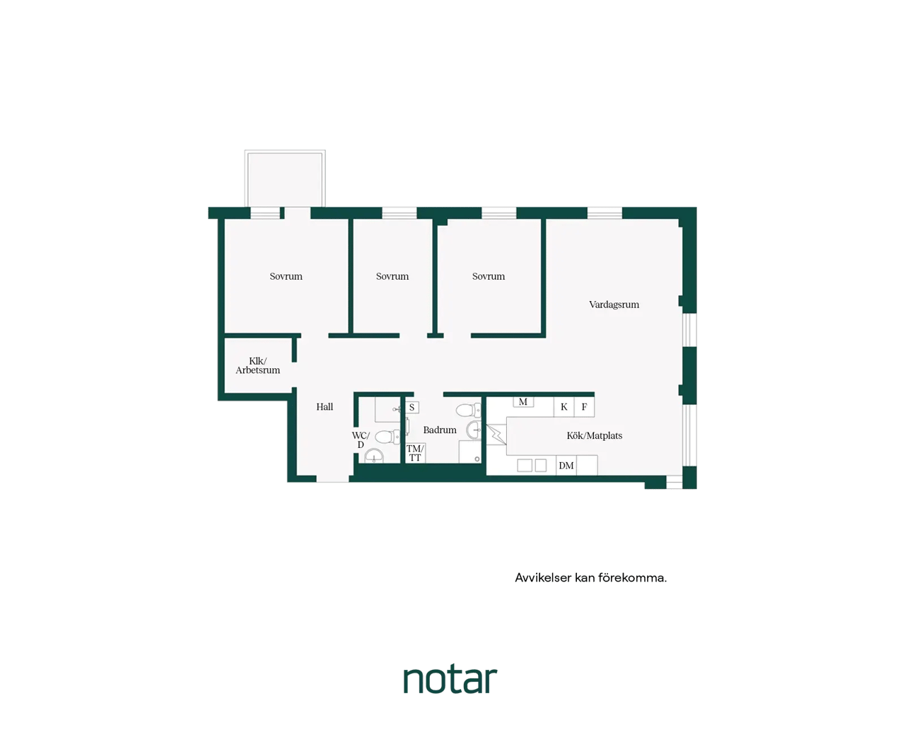 Floor plan for Ringvägen 11C, 4 tr