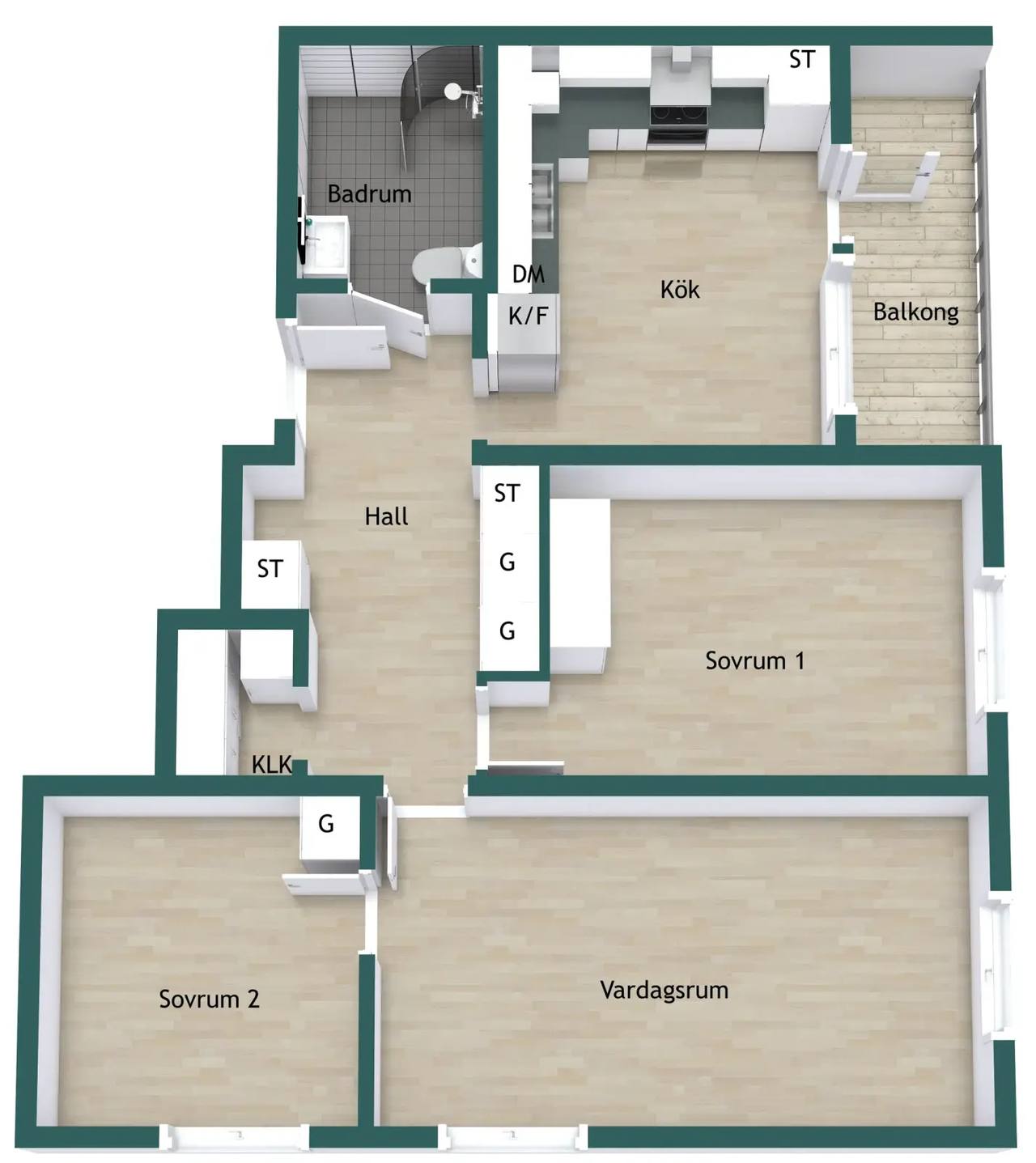 Planritning för Viktor Rydbergsgatan 31