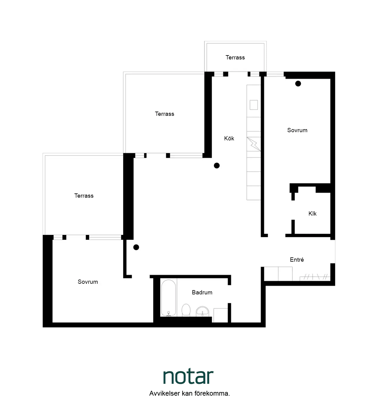Floor plan for Sandhamnsgatan 75B