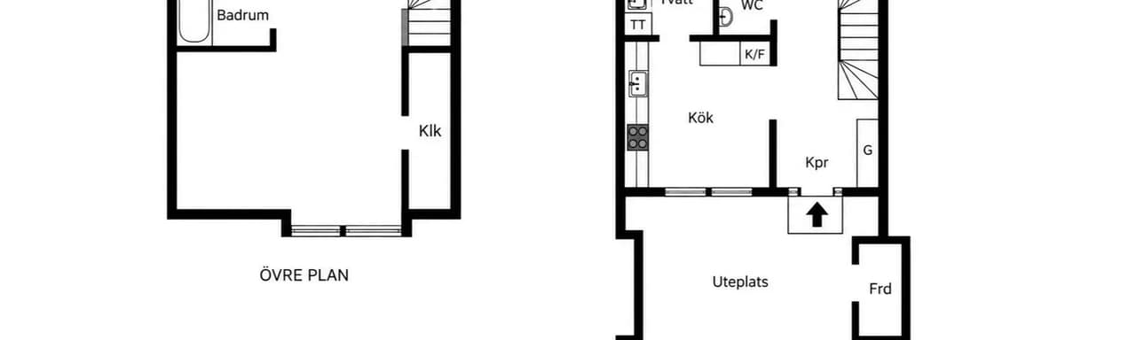 Planritning för Prästgårdsvägen 86