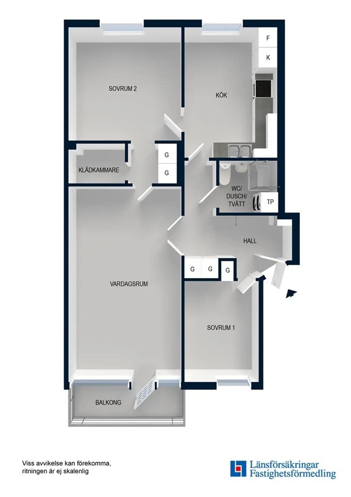 Floor plan for Skönviksvägen 294