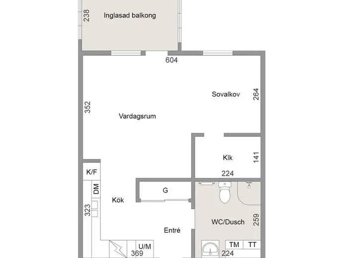Floor plan for Tellusgatan 45