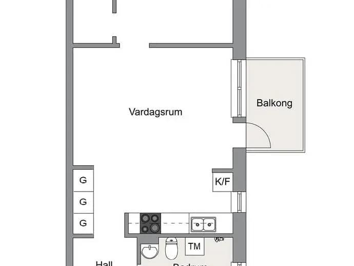 Floor plan for Glädjevägen 10A