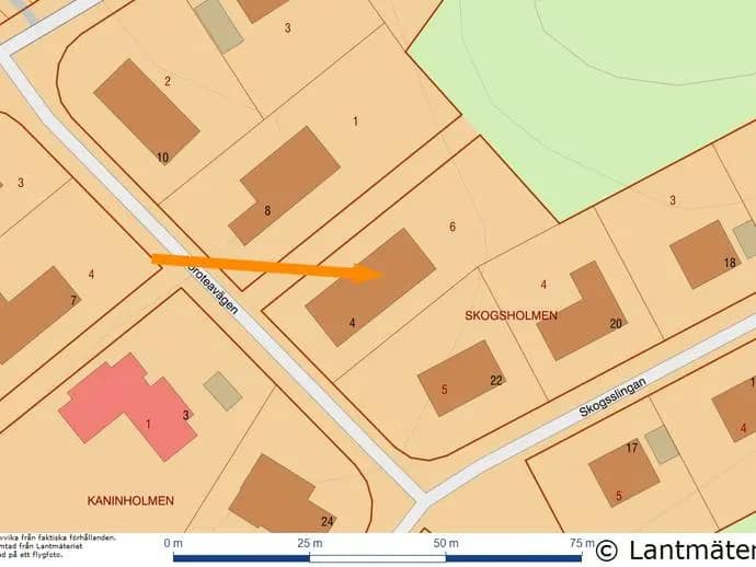 Floor plan for Doroteavägen 4