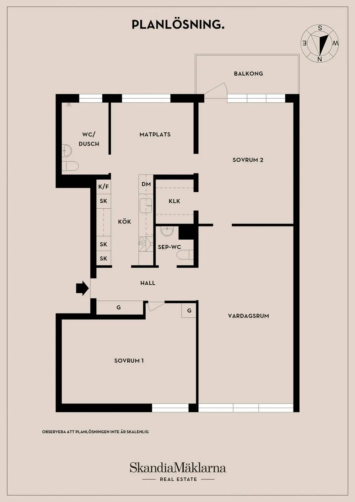 Planritning för Storvretsvägen 69