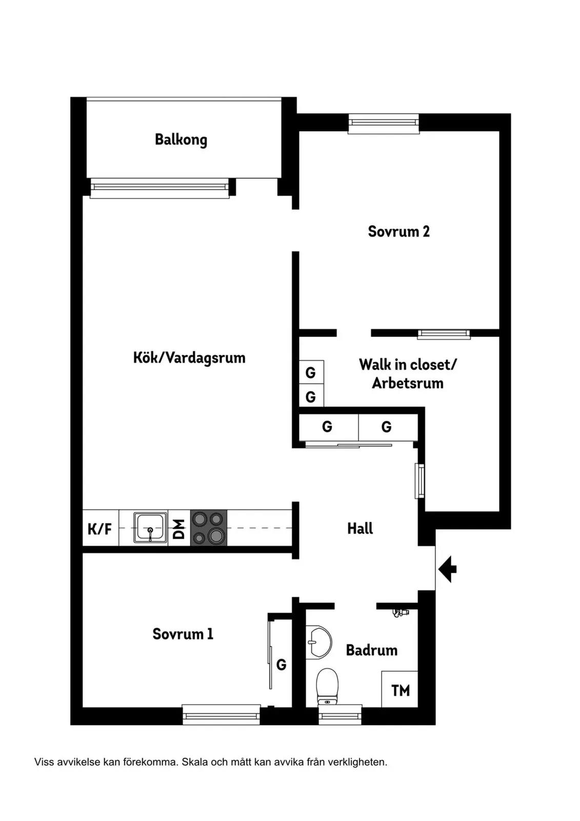 Planritning för Duvedsvägen