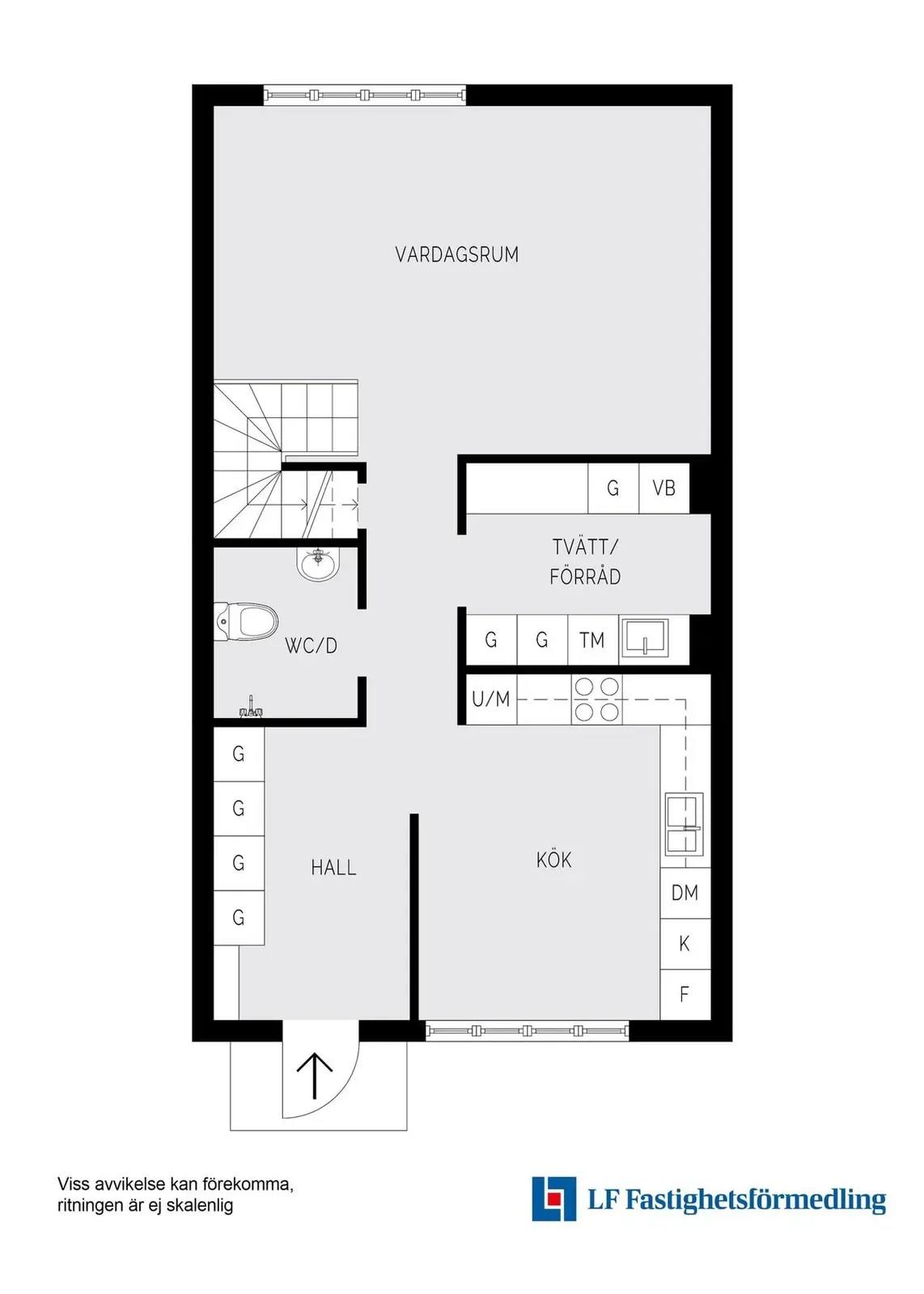 Floor plan for Äppelblomsvägen 119