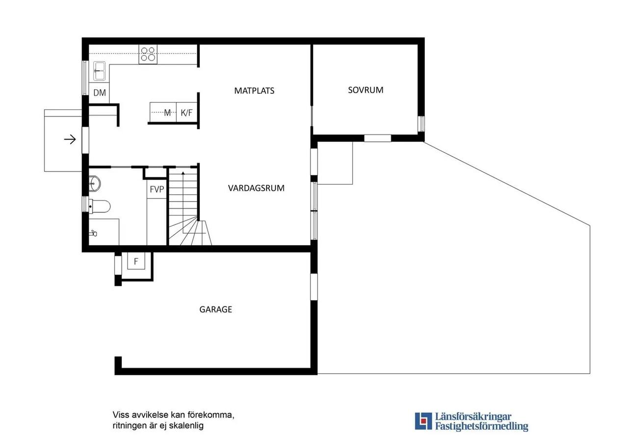 Floor plan for Trollskogsvägen 12