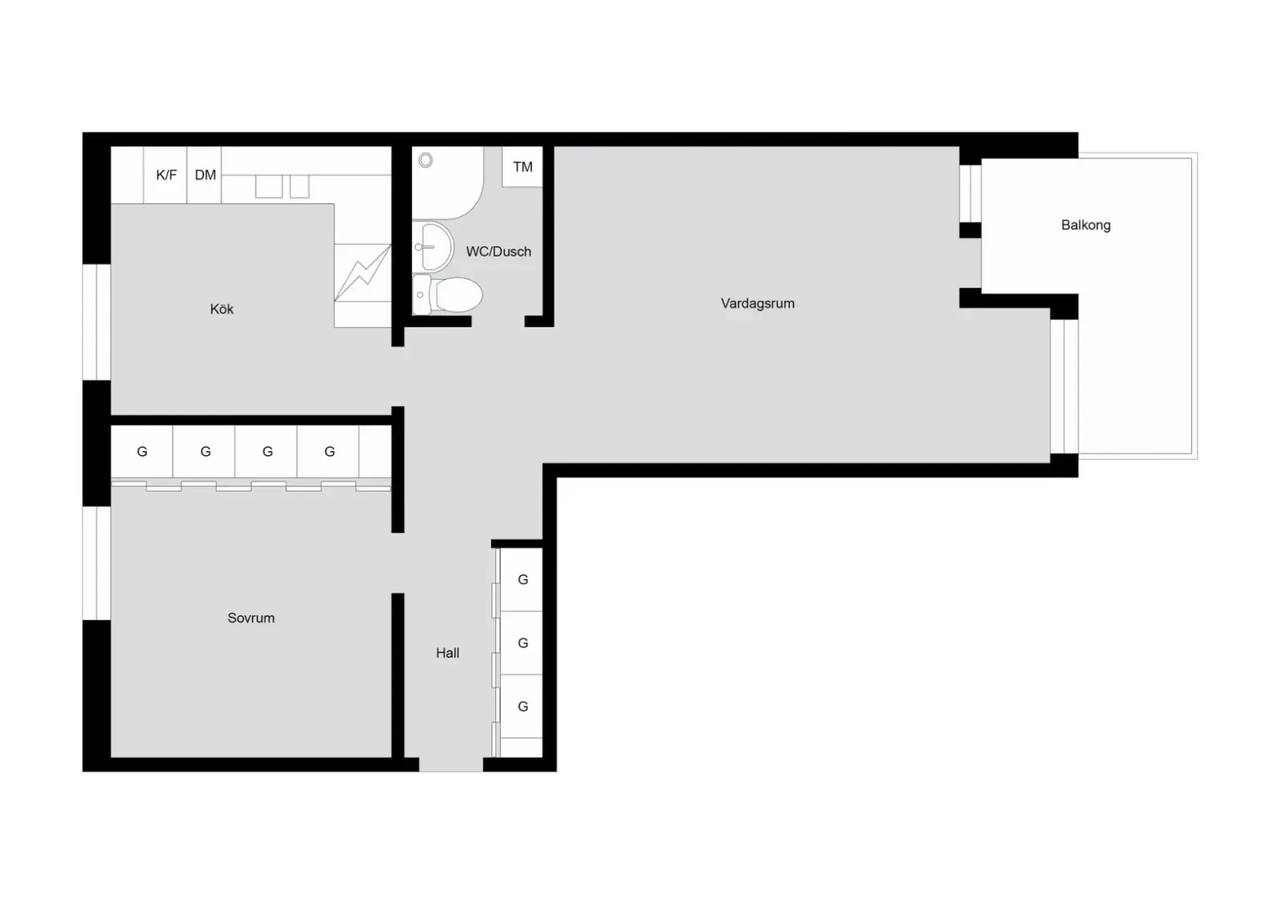Planritning för Madlyckevägen 21