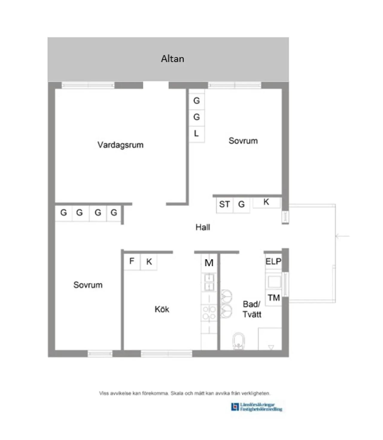 Floor plan for Enstigen 9