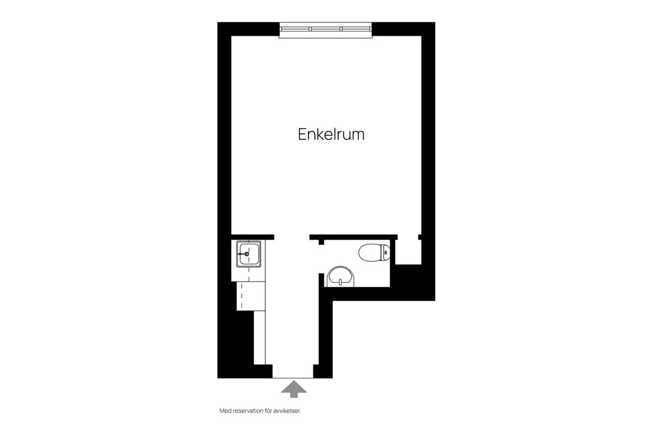 Floor plan for Villavägen 39