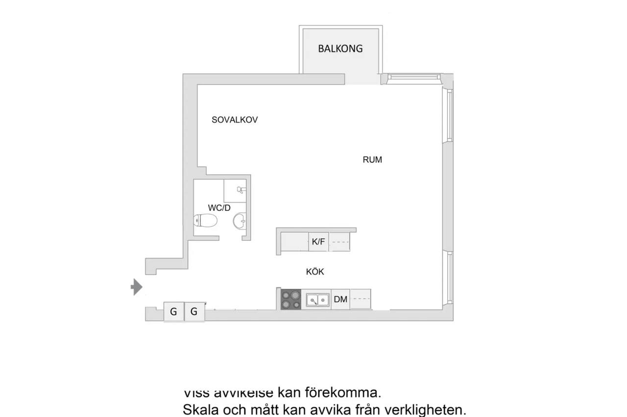 Floor plan for Stamgårdsparken 4