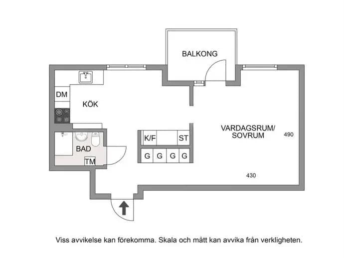 Floor plan for Larsbodavägen 42