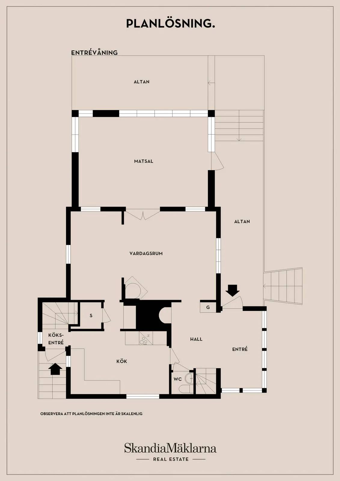 Floor plan for Stockrosvägen 7
