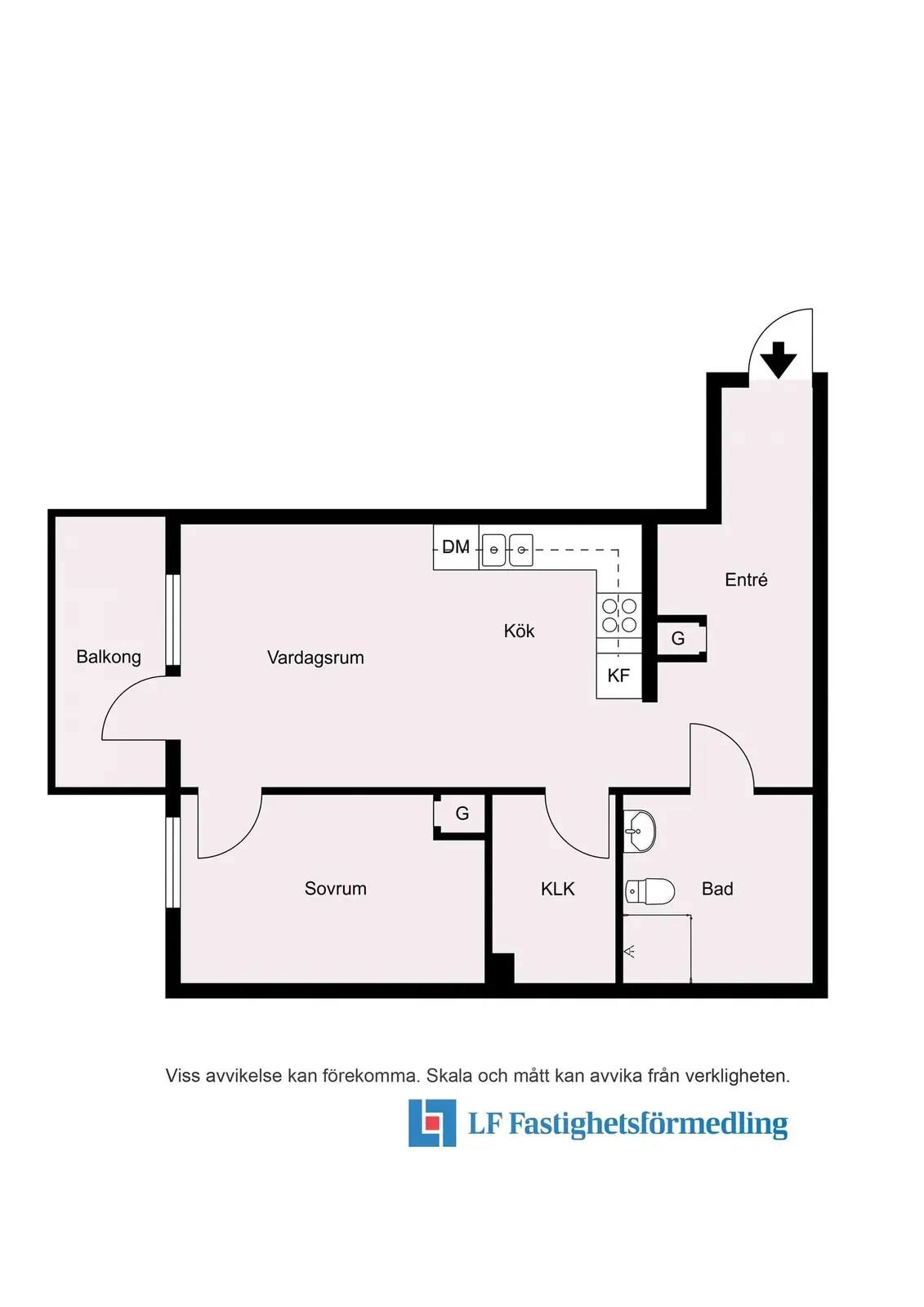 Floor plan for Rödkullastigen