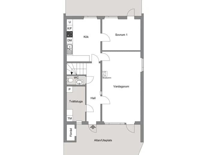Floor plan for Lisebergsvägen 75