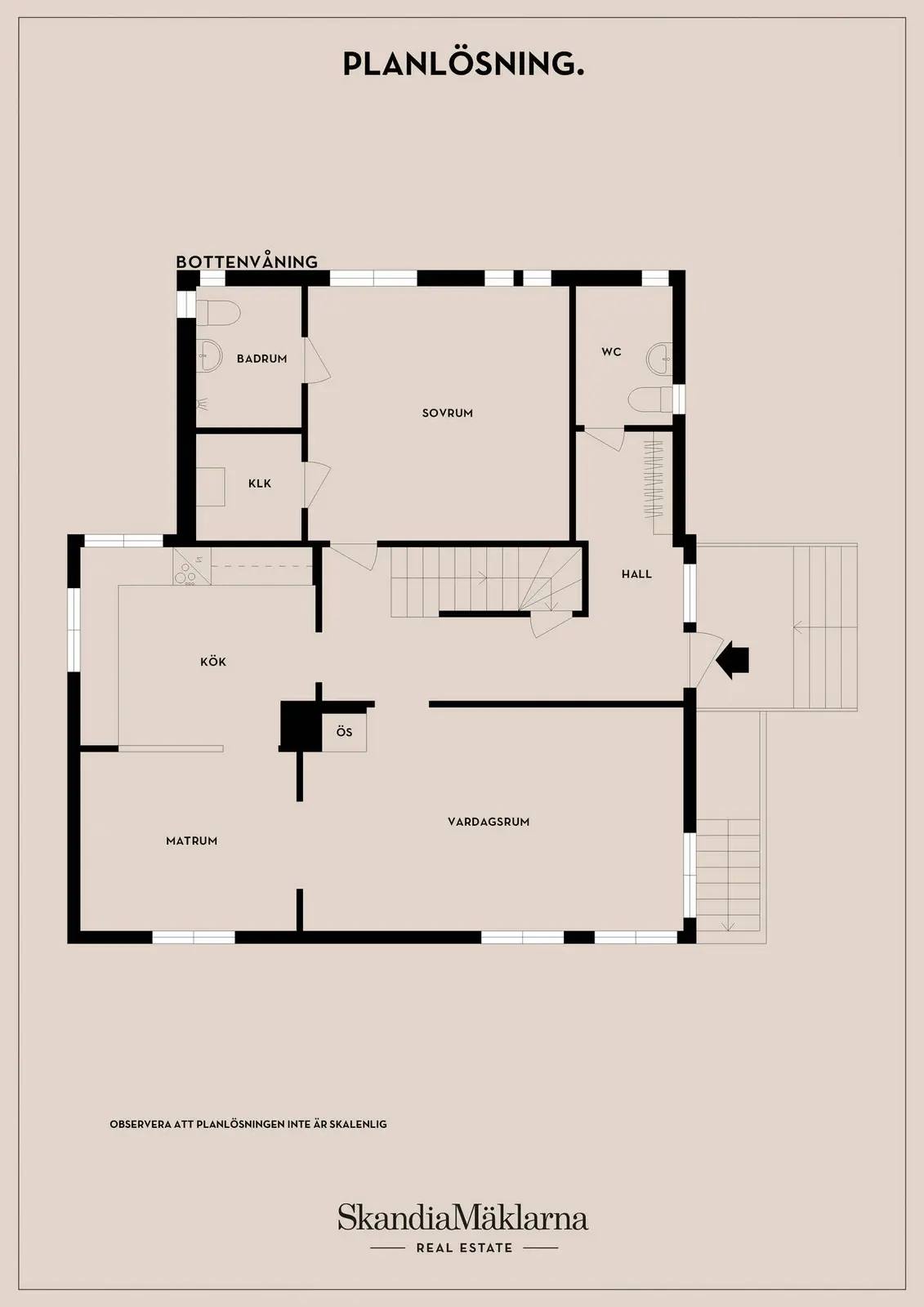 Planritning för Krokvägen 107