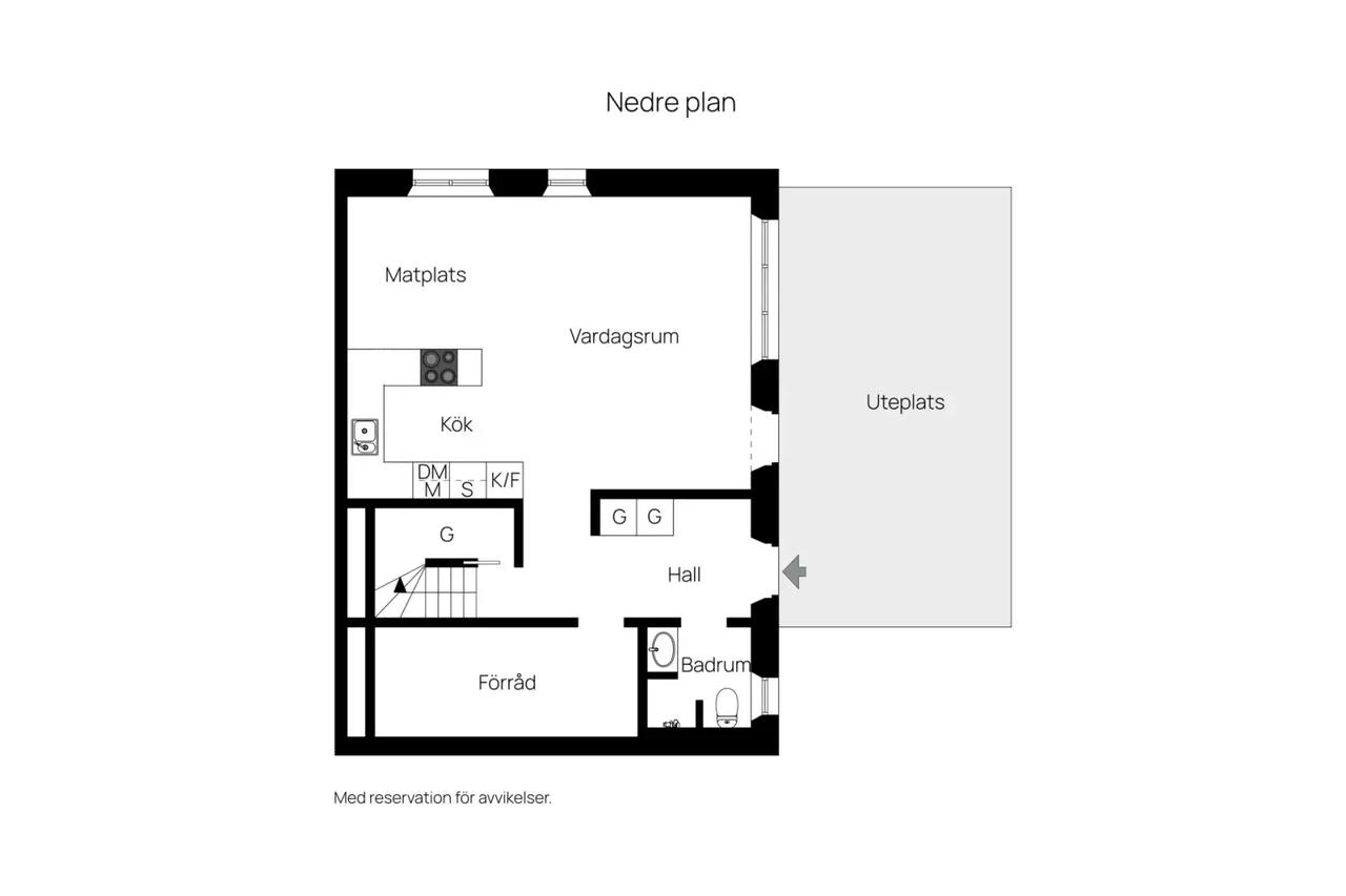 Floor plan for Zinkens Väg 71