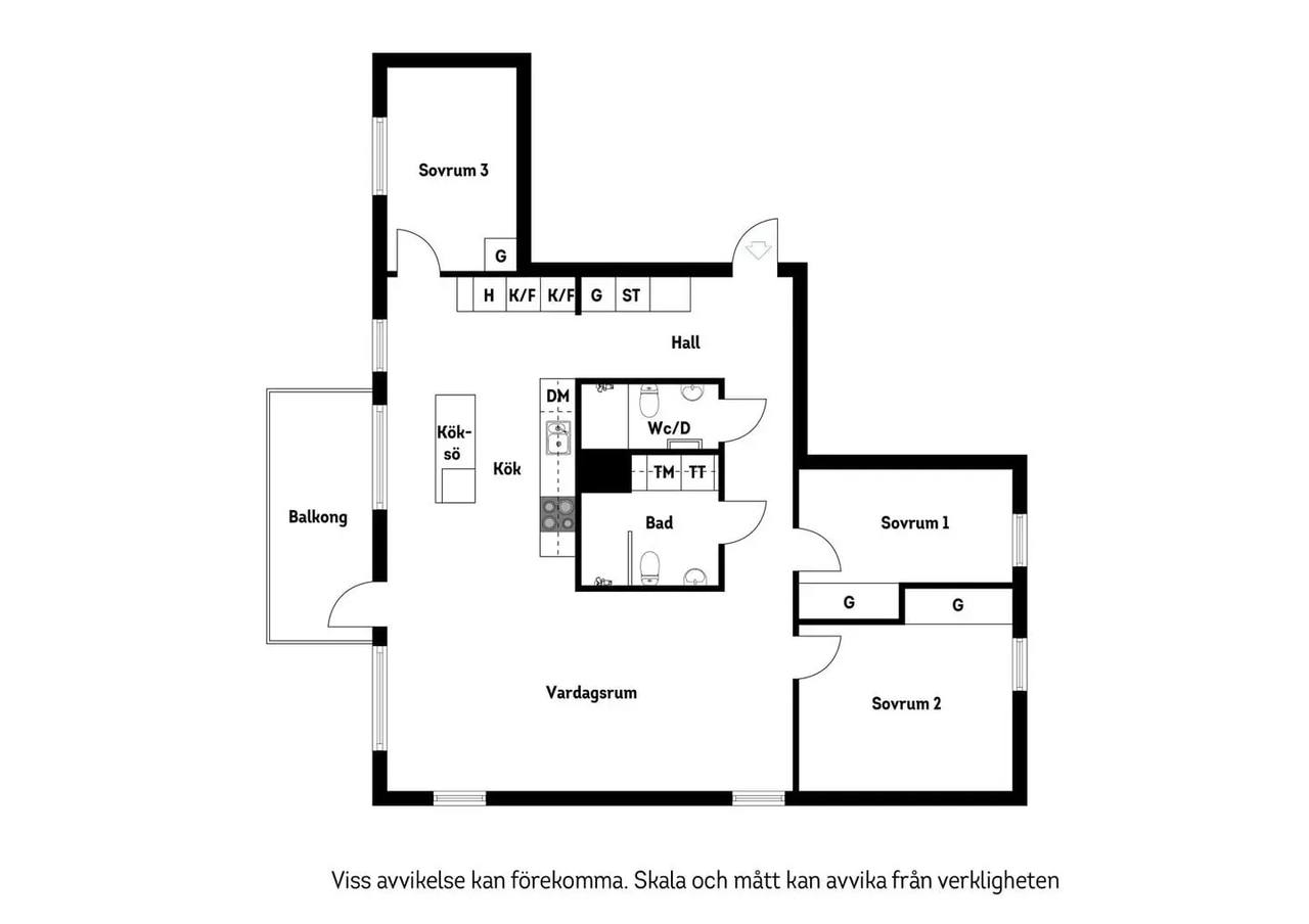 Floor plan for Maja Snis gata 6