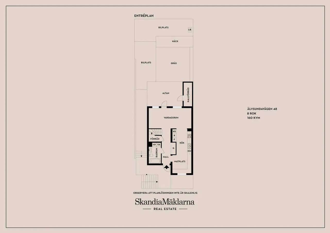 Floor plan for Älvsundavägen 48