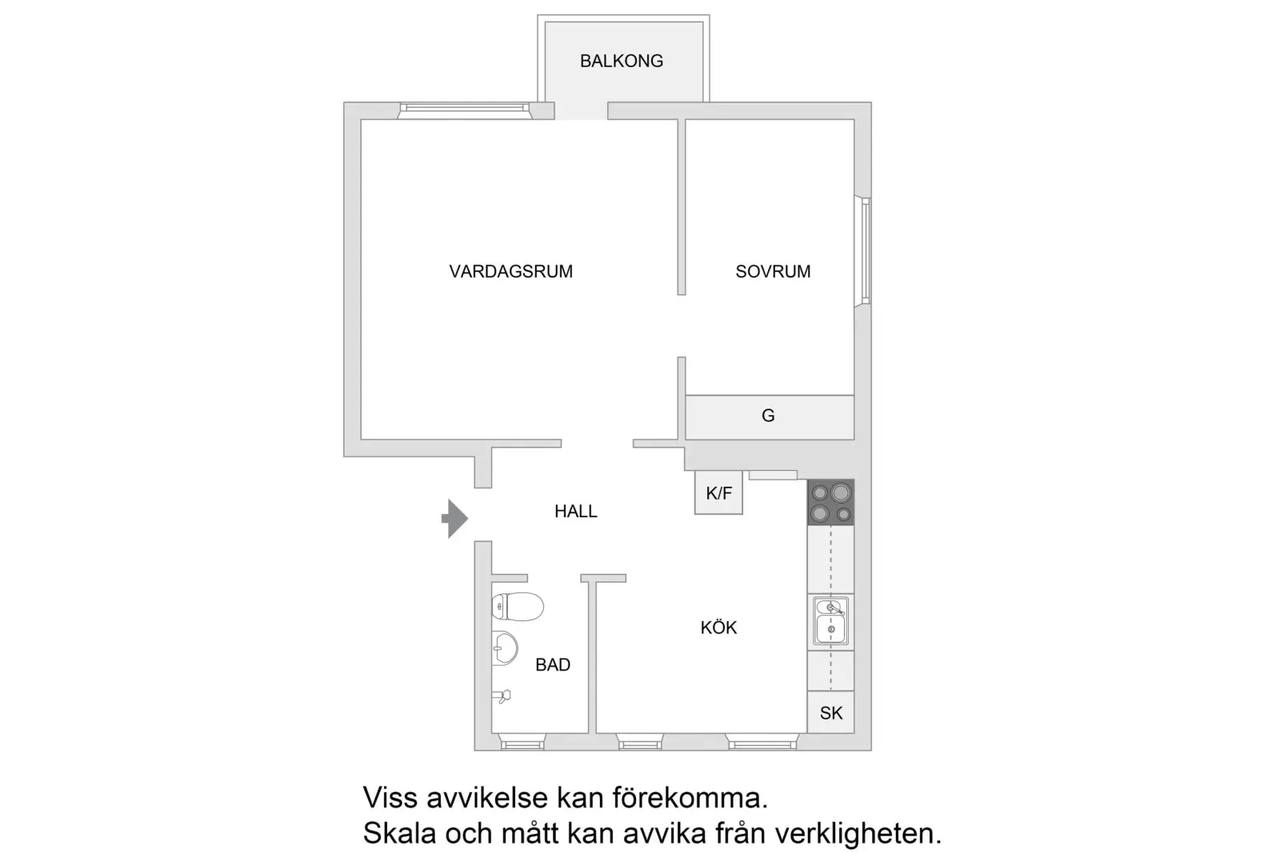Floor plan for Siljansvägen 44