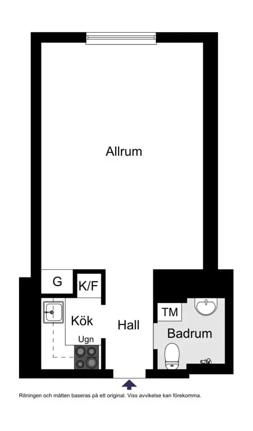 Floor plan for Johannesbergsgatan 3