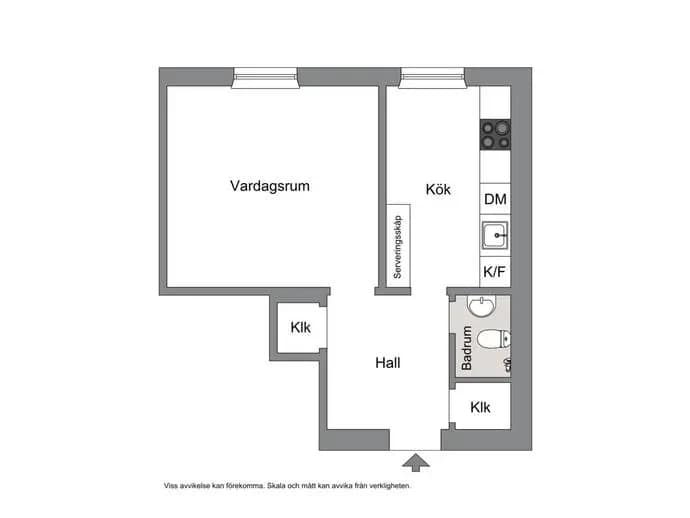 Floor plan for Gyllenborgsgatan 15