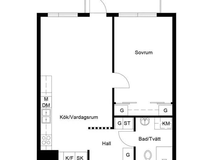 Planritning för Masugnsvägen 60