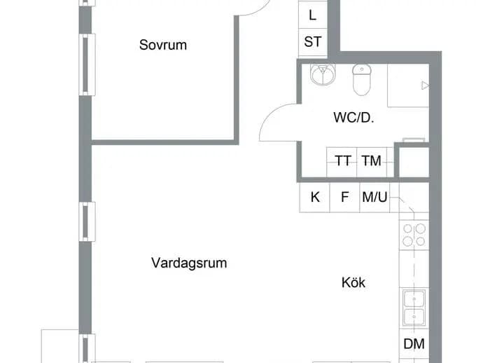 Floor plan for Golfbanevägen 9