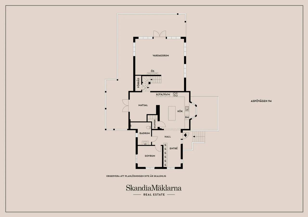 Floor plan for Aspövägen 94