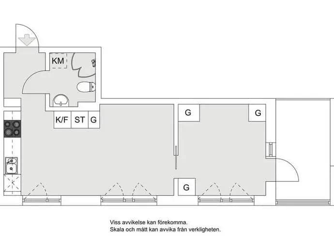 Floor plan for Hjulstavägen 92