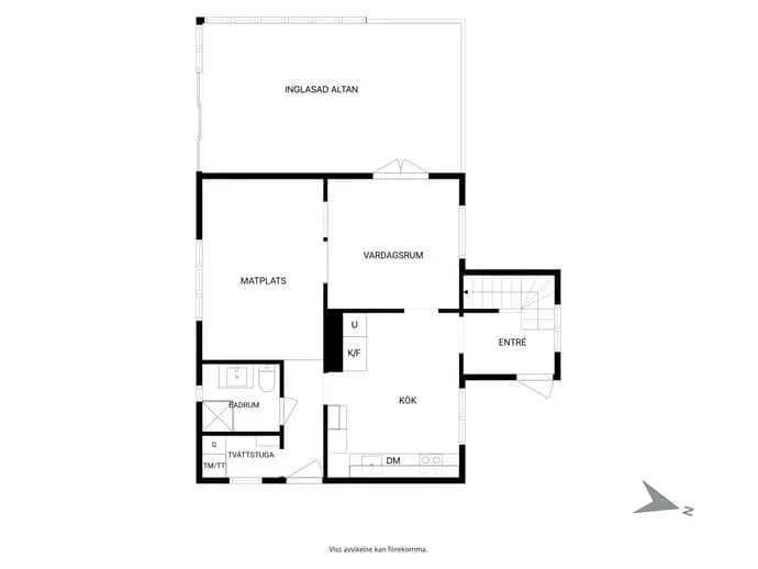 Floor plan for Genomfartsvägen 31