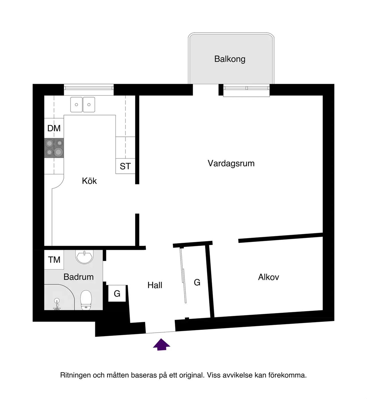 Floor plan for Tiundagatan 47
