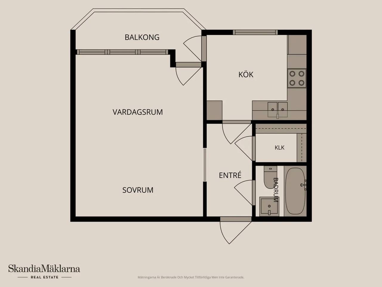 Planritning för Gamla vägen 98A
