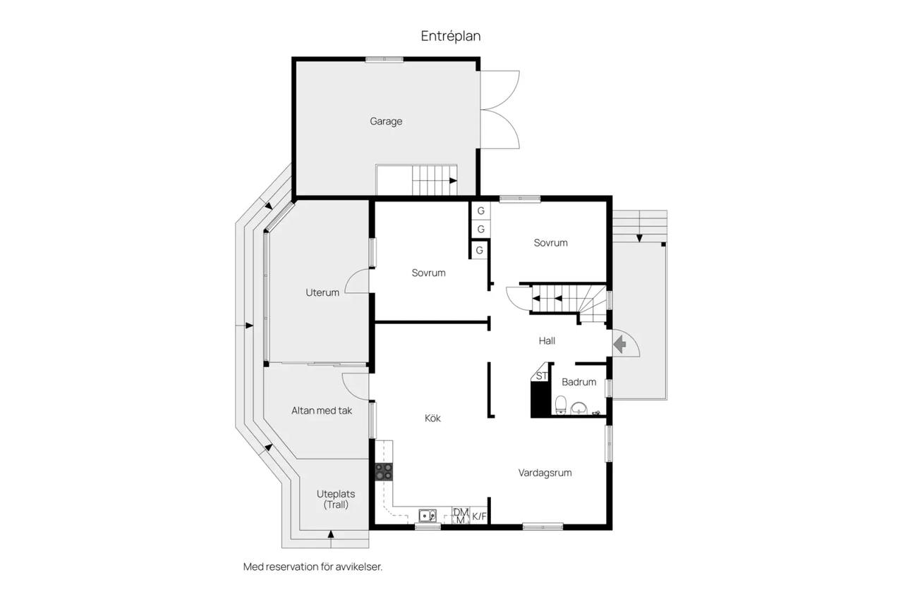 Planritning för Forsmyrvägen 35