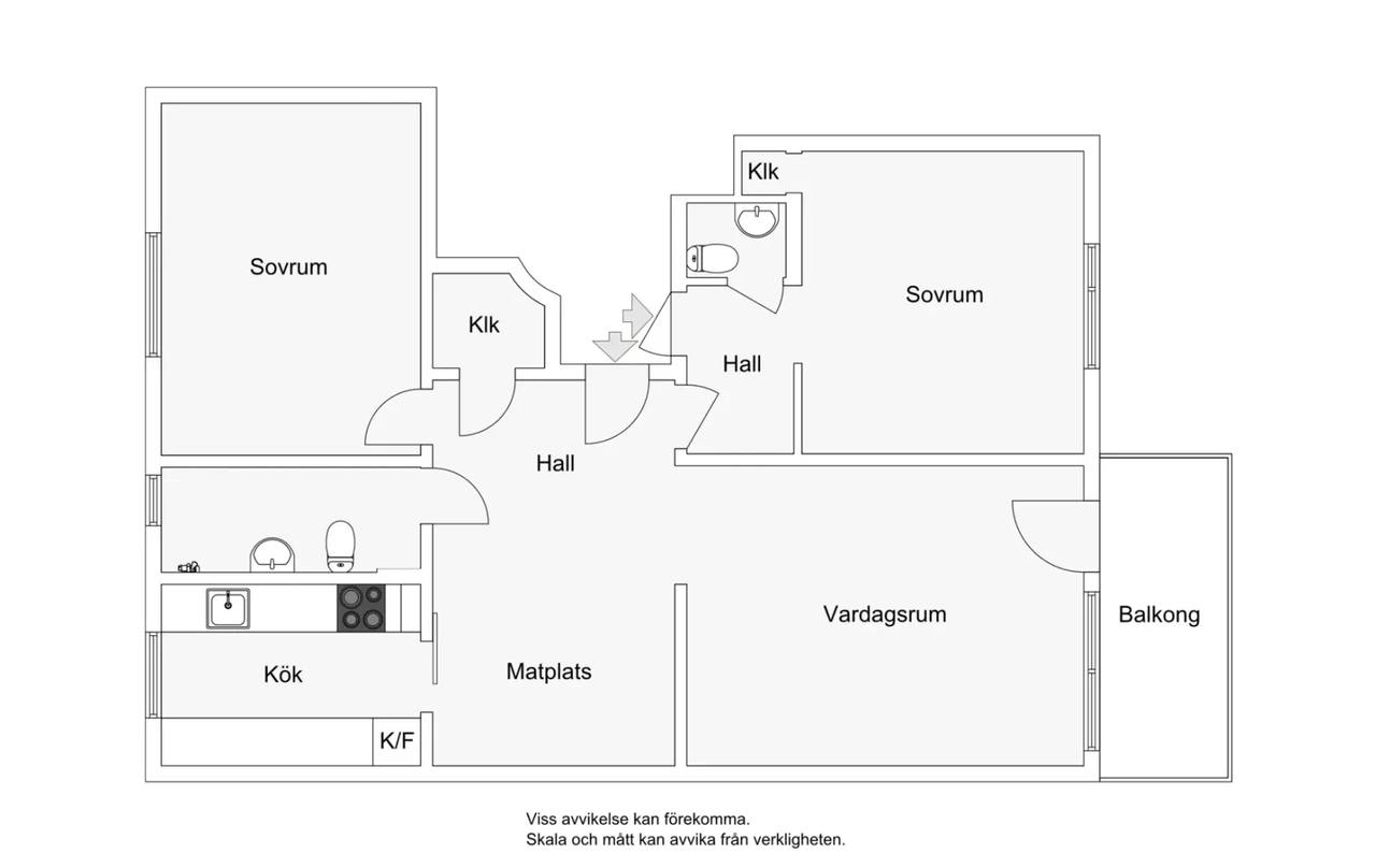 Floor plan for Harpsundsvägen 129, 2 tr 