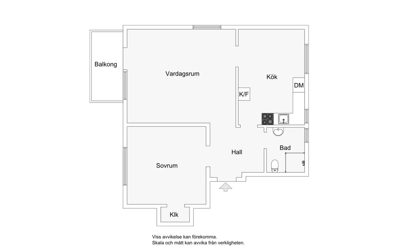 Planritning för Kinnekullevägen 47