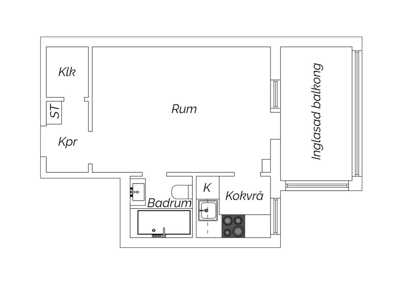 Planritning för Sockerbruksgatan 48B