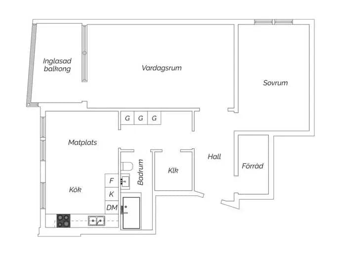 Floor plan for Sleipnervägen 99