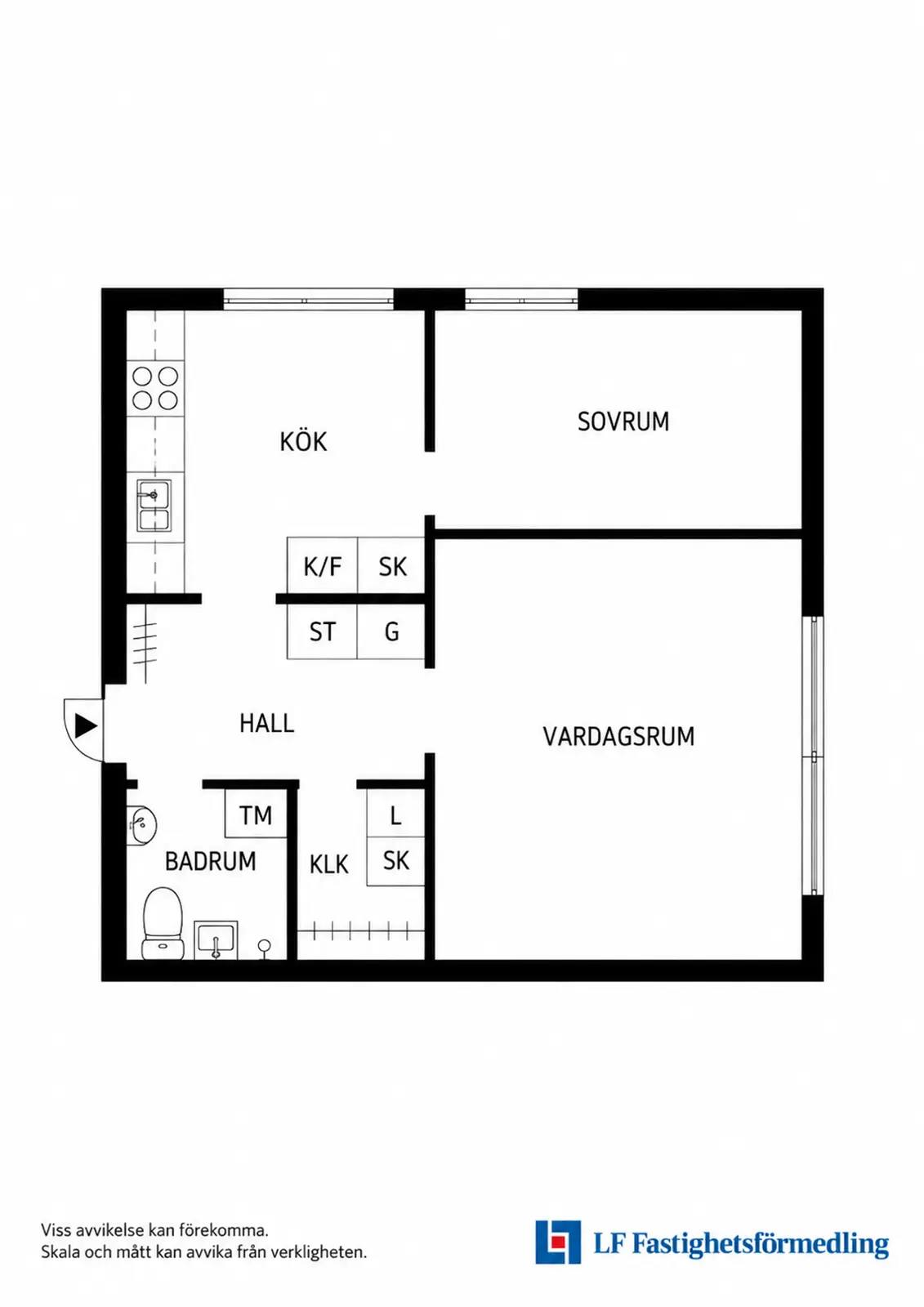 Floor plan for Mörsilsgatan 32