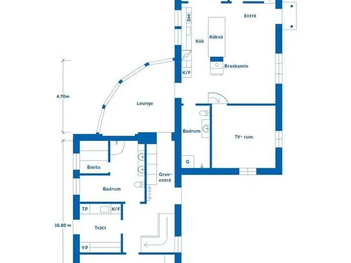 Floor plan for Heberg 125