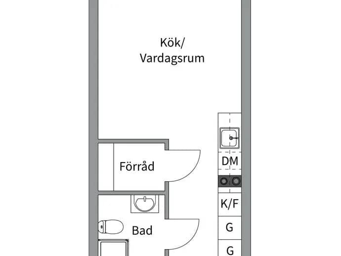 Floor plan for Edövägen 7F