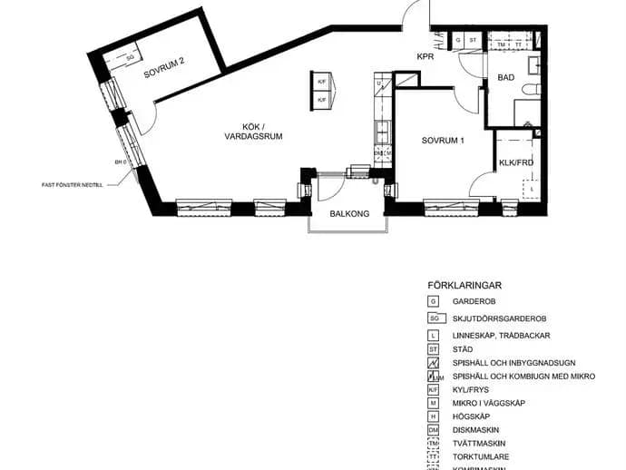 Floor plan for Ålsta Allé 2 