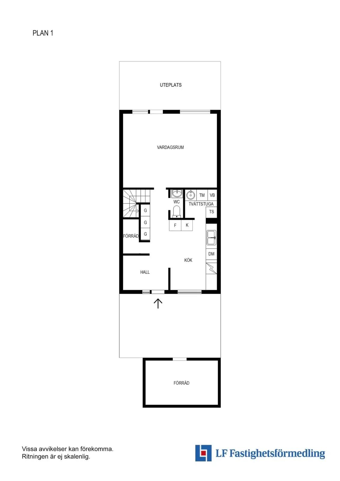 Floor plan for Trädgårdsvägen 73