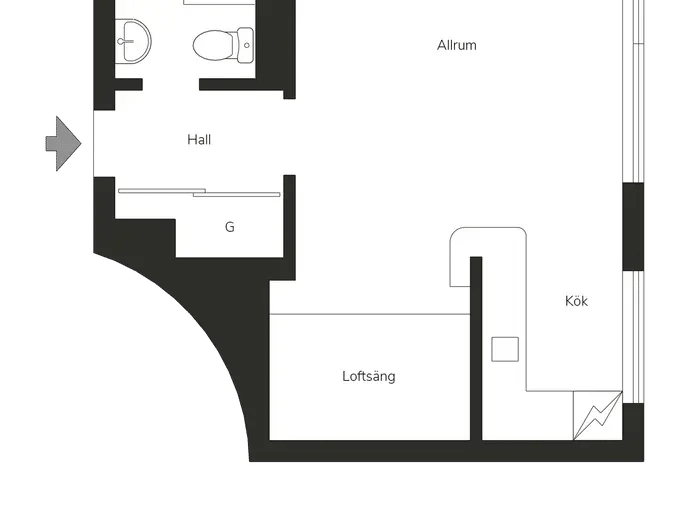 Floor plan for Essinge Brogata 39