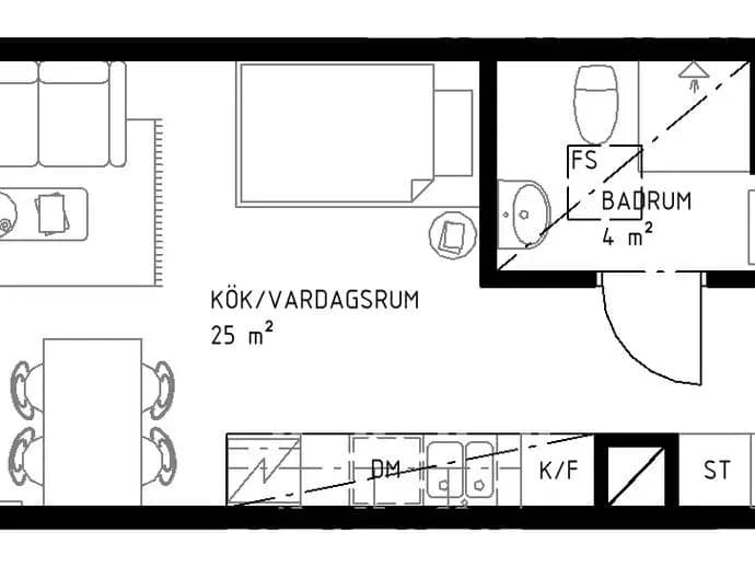 Floor plan for Tellusborgsvägen 87