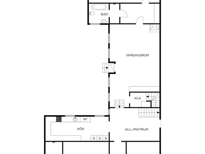 Floor plan for Frihamnsgatan 8