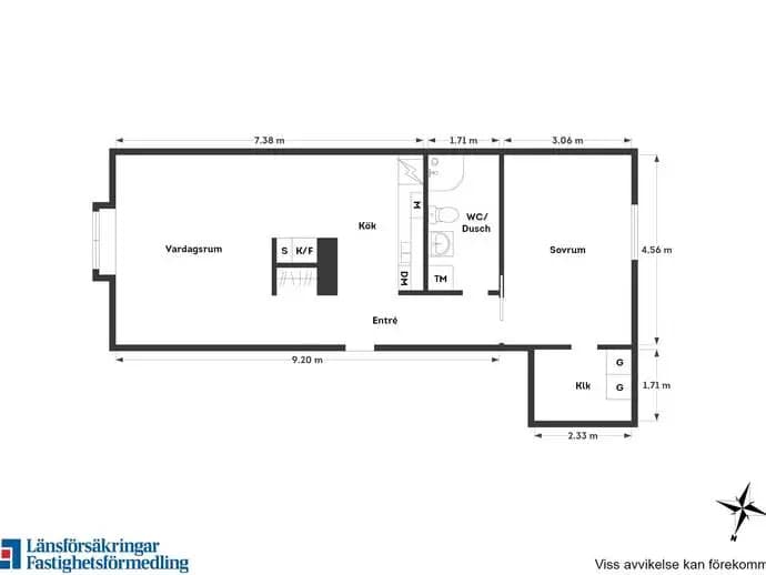 Floor plan for Bratteråsbacken 37