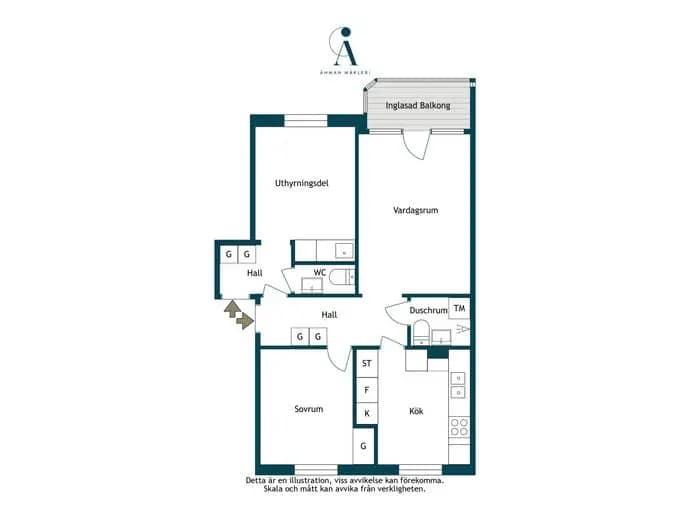 Floor plan for Esplanaden 12 A